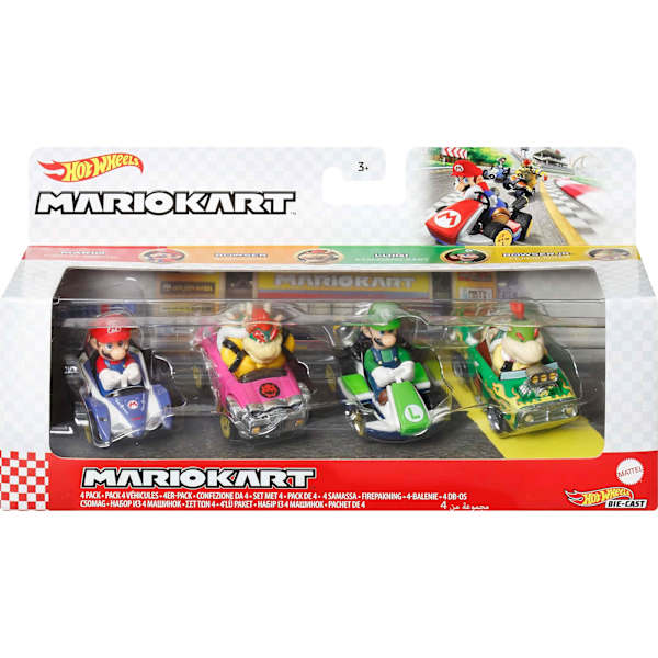 Mario Kart™ 4 Pack (Mario™, Bowser™, Luigi™, Bowser Jr